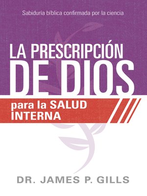 cover image of La prescripción de Dios para la salud interna